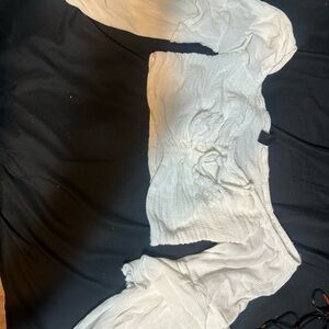 Windsor White Crop Top